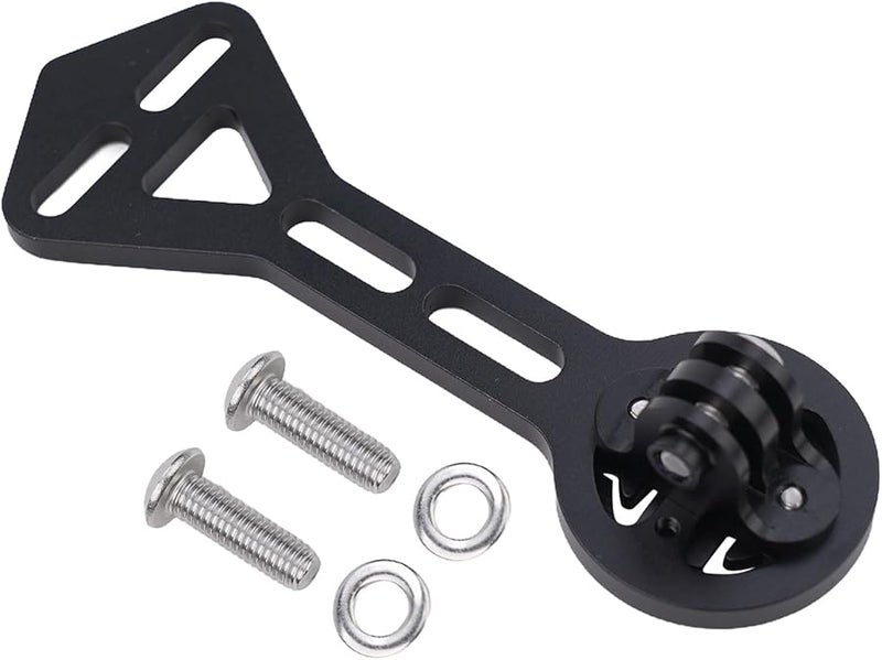 Aluminum Alloy Road Bike Handlebar Mount for Garmin F12 F Most and Sport Camera Black - Image 1
