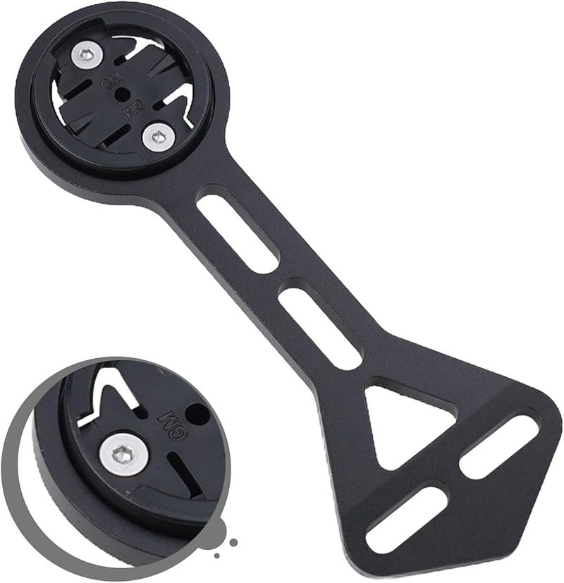 Aluminum Alloy Road Bike Handlebar Mount for Garmin F12 F Most and Sport Camera Black - Image 2