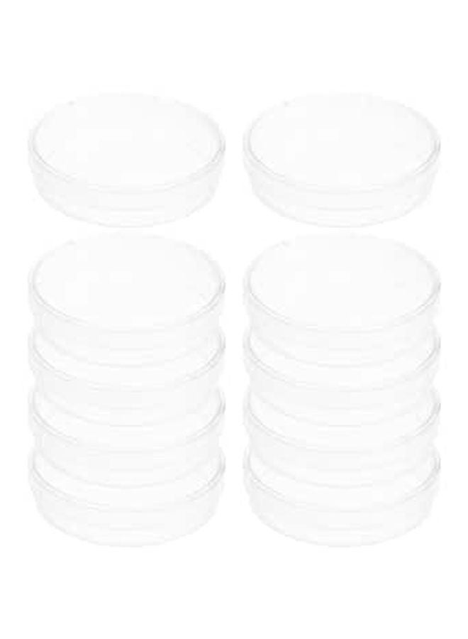 Sterile 6cm Petri Dishes 10 Pack with Lids for Cell Culture Microbiology Lab - Image 1