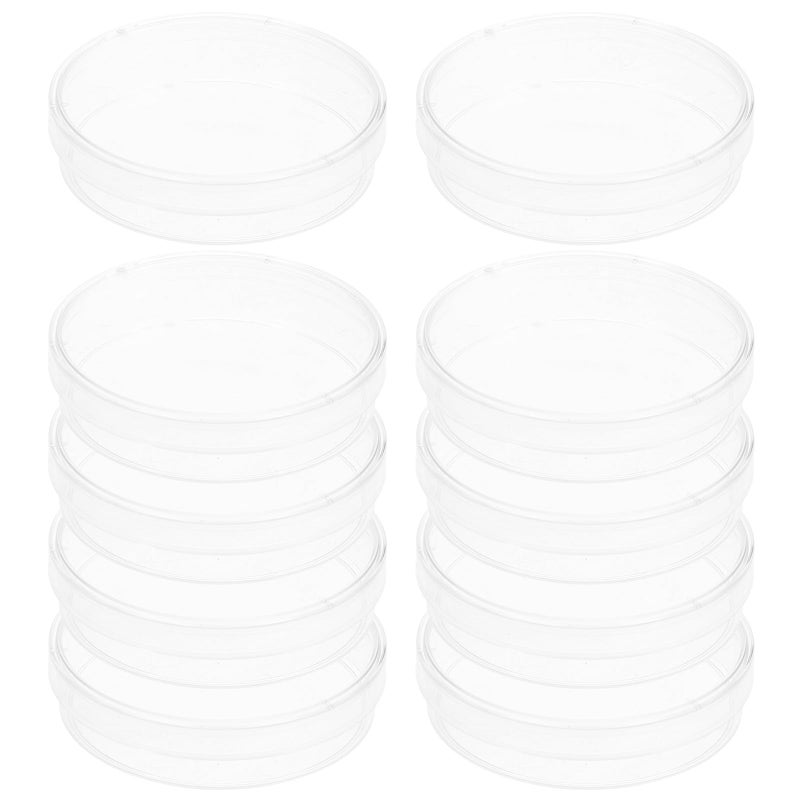 Sterile 6cm Petri Dishes 10 Pack with Lids for Cell Culture Microbiology Lab - Image 2