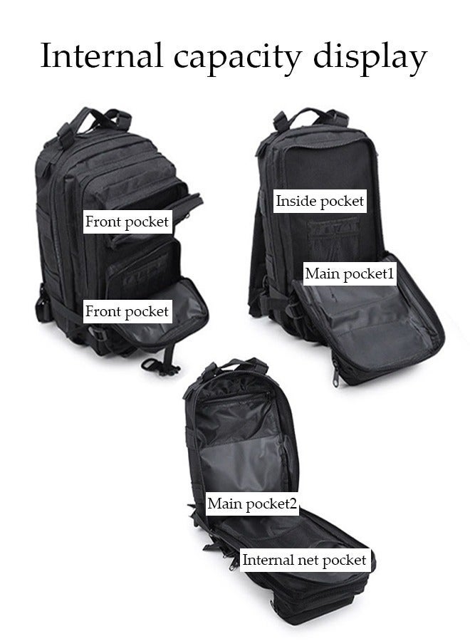 DUNISO 35L Military Tactical Backpacks Army Assault Pack 3 Day Bug Out Survival Bag Hiking Treeking Rucksack Green - Image 4