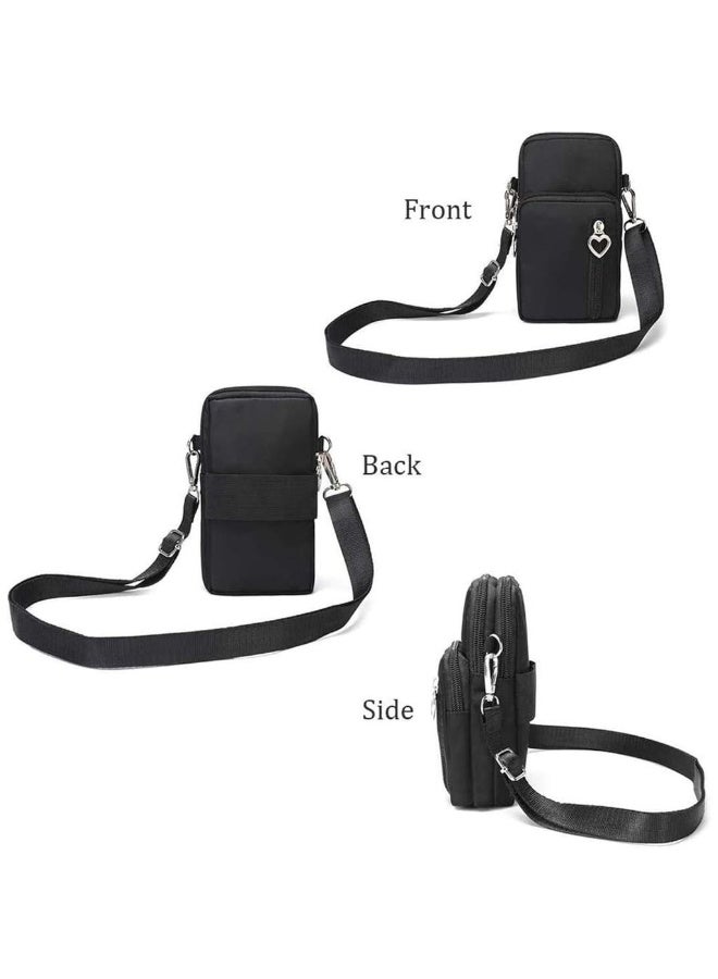 Cotton Woven Style Small Phone Bag Cellphone Case Crossbody Pouch Bag Shoulder Bag For IPhone 11 Pro Max Samsung Galaxy S10 Plus - Image 3