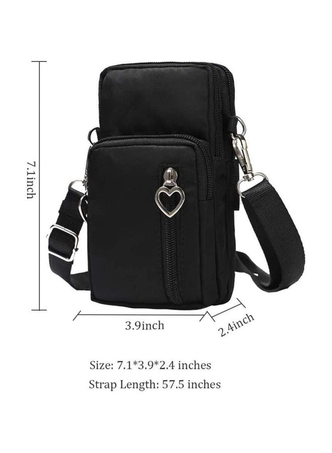 Cotton Woven Style Small Phone Bag Cellphone Case Crossbody Pouch Bag Shoulder Bag For IPhone 11 Pro Max Samsung Galaxy S10 Plus - Image 2