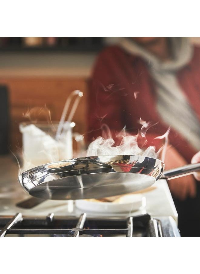 erorex - Crepe And Pancake Pan Stainless Steel And Non Stick Coating 24 Cm - Image 1