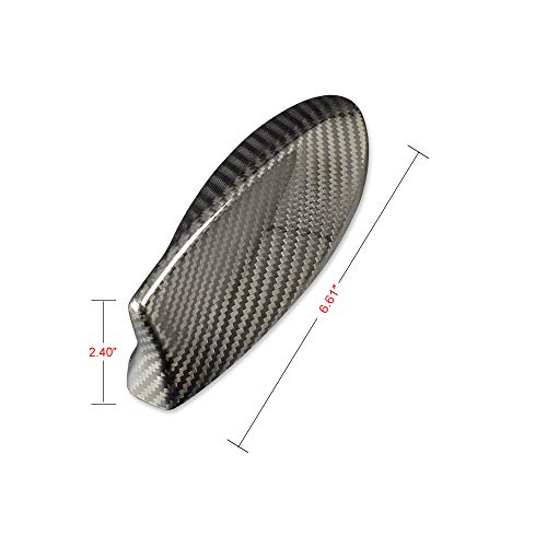 AIRSPEED Car Shark Fin Antenna Cover Radio Signal Base Carbon Fiber Exterior Trim for LEXUS LS ES IS LX NX CT RC UX LM RX Accessories (Black) - Image 2