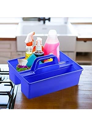 Generic Miracle inc Caddy Basket, [Blue, Pack of 1] Industrial Caddy Bucket, Bathroom Caddy, Caddy Organizer, Organizer Basket, Bathroom Organizer Basket, Tool Organizer with Handle.63  - Image 5