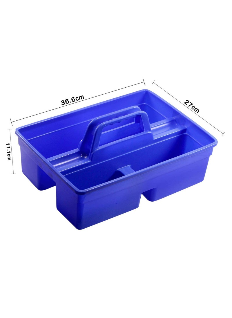 Generic Miracle inc Caddy Basket, [Blue, Pack of 1] Industrial Caddy Bucket, Bathroom Caddy, Caddy Organizer, Organizer Basket, Bathroom Organizer Basket, Tool Organizer with Handle.63  - Image 2