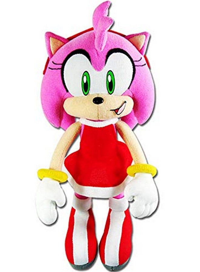 Great Eastern Entertainment Ge Animation Ge52635 Sonic The Hedgehog 9" Amy Rose In Red Dress Stuffed Plush - Image 1