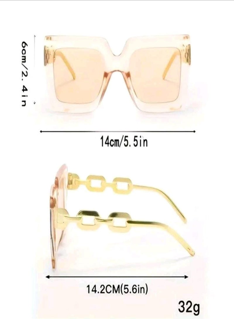 Shein 3pcs Fashionable European And American Style Large Frame Personality Y2k Beach Cute Beach Summer Eyeglasses For Women Beach Accessories For Women Glasses Shades - Image 4