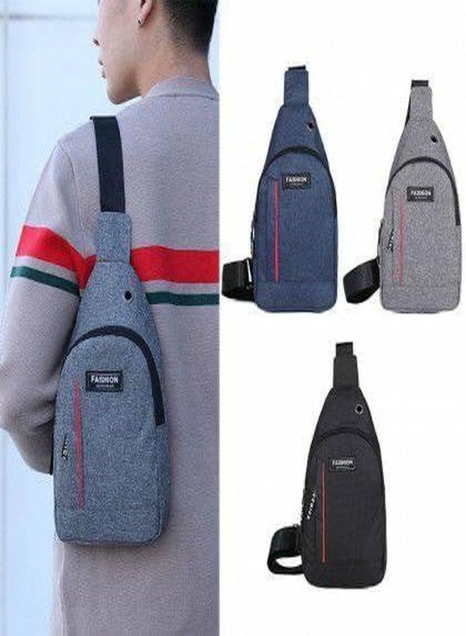 SUNBEETCross Chest Bag For Men Shoulder Bag Crossbody Backpack Waterproof Sling Bag for Traveling/Camping/Hiking/Gym/Sports/Outdoor/Picnic (Multicolor) - Image 3
