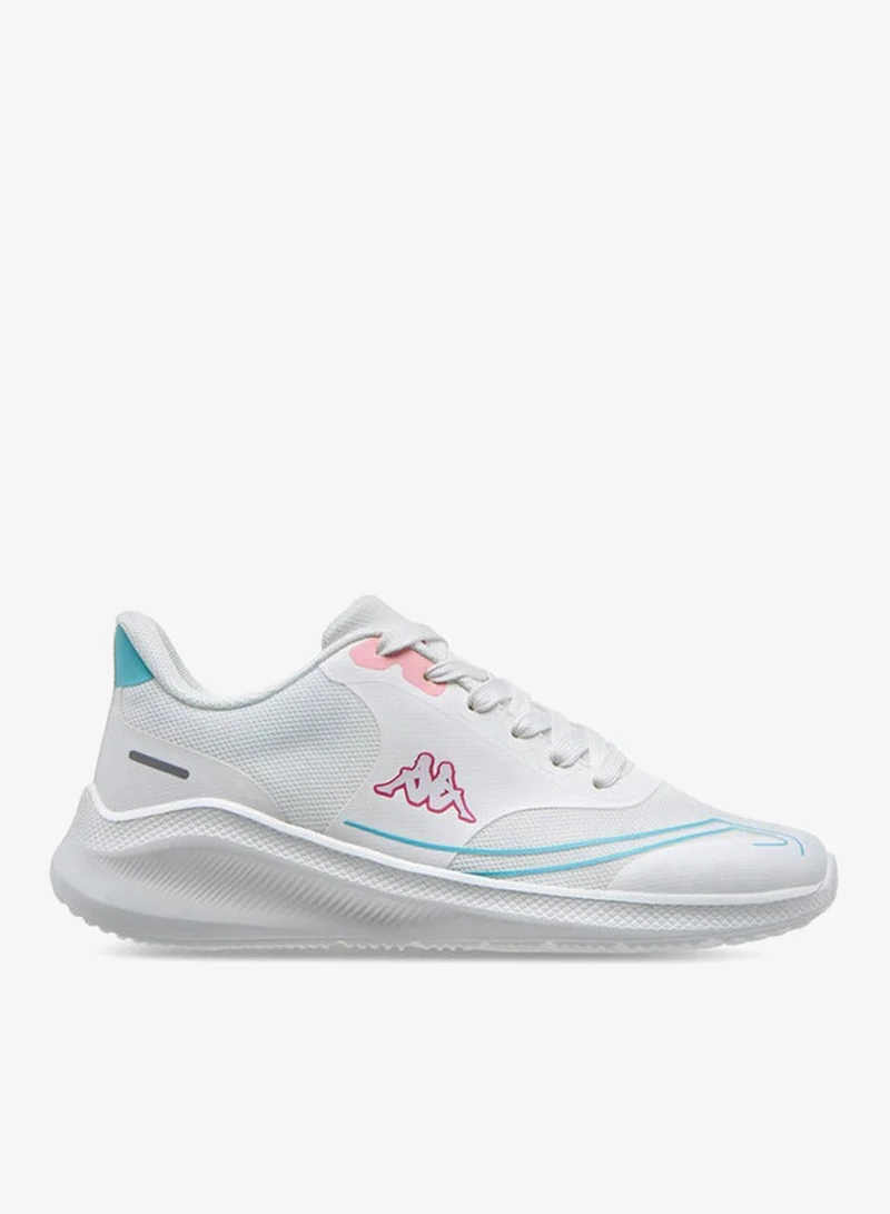 Women's Logo Print Sports Shoes with Lace-Up Closure