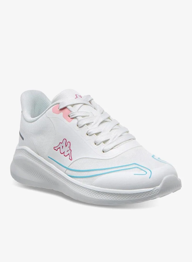 Kappa Women's Logo Print Sports Shoes with Lace-Up Closure