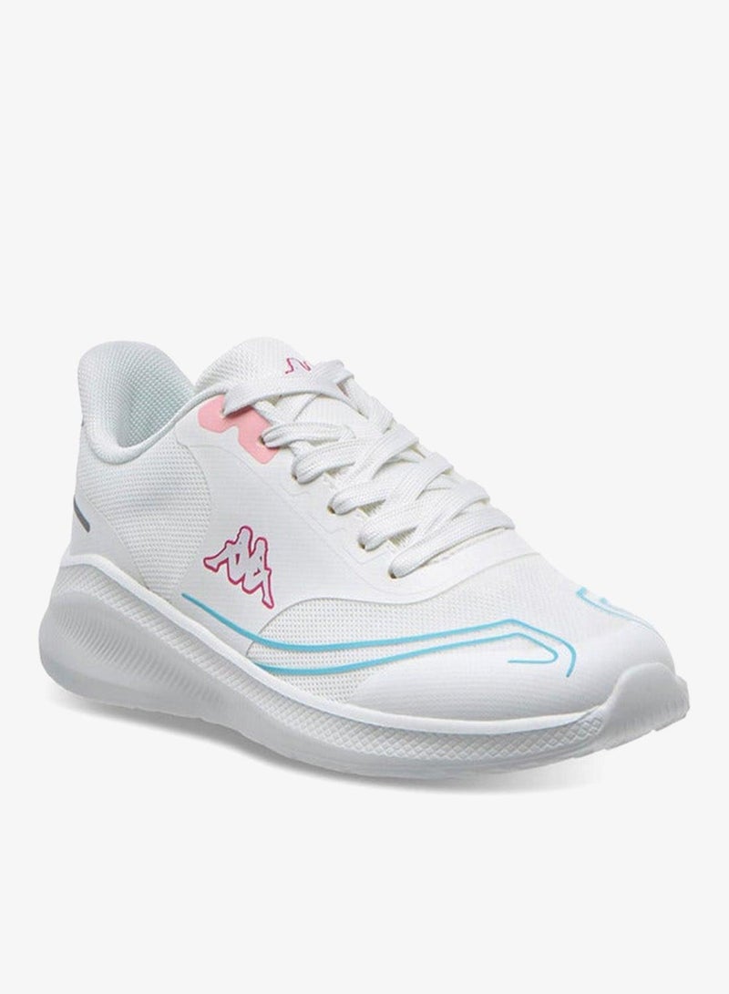 Kappa Women's Logo Print Sports Shoes with Lace-Up Closure - Image 1