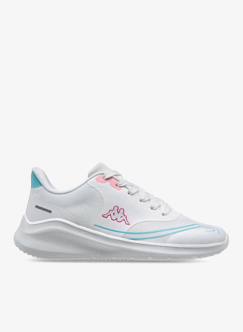 Kappa Women's Logo Print Sports Shoes with Lace-Up Closure - Image 2