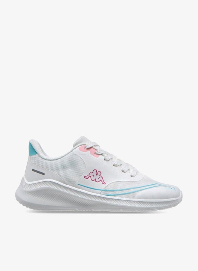 Kappa Women's Logo Print Sports Shoes with Lace-Up Closure - Image 1