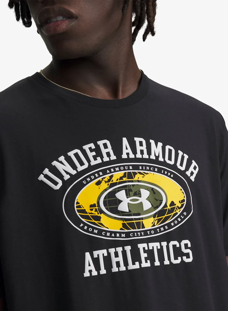 UNDER ARMOUR 60/40 Armour Globe T-Shirt
