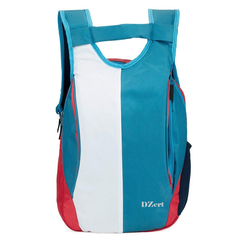 DZert Clasy Reguler Laptop Backpack College Bag for Boys Girls 21 L Blue White - Image 5