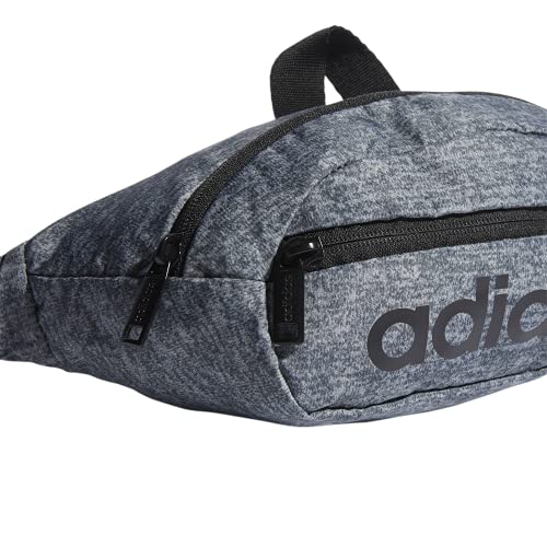 Adidas حقيبة خصر أديداس الأساسية، رمادي أونيكس/أسود، مقاس واحد - Image 5