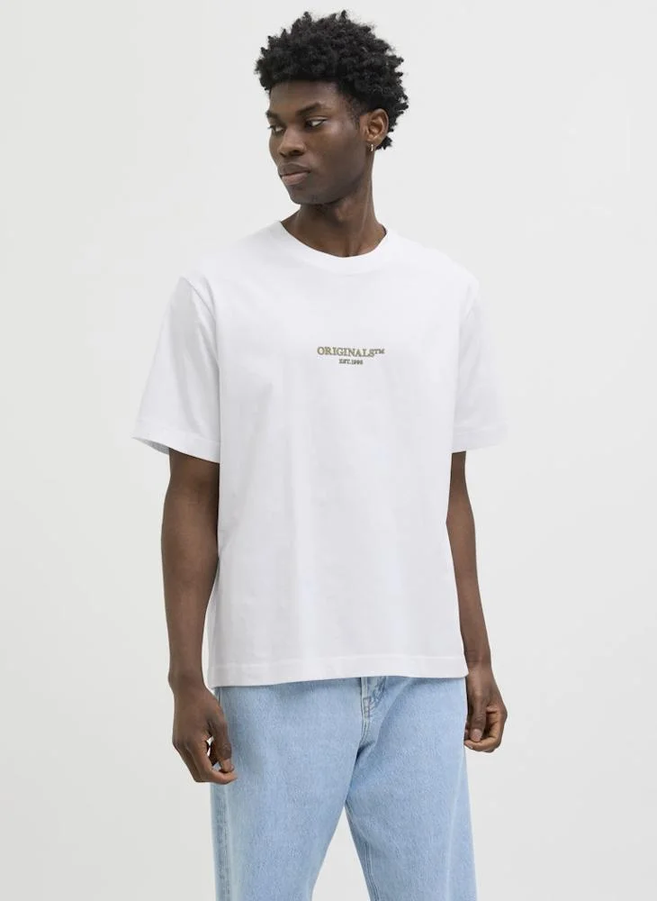 JACK & JONES Jorislington Logo Crew Neck T-Shrt