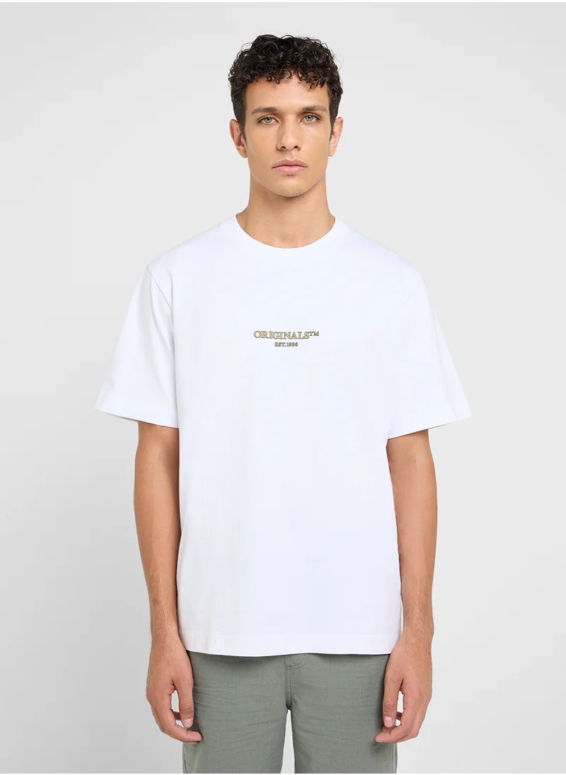 JACK & JONES Jorislington Logo Crew Neck T-Shrt