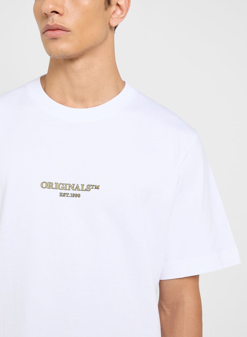 JACK & JONES Jorislington Logo Crew Neck T-Shrt - Image 3