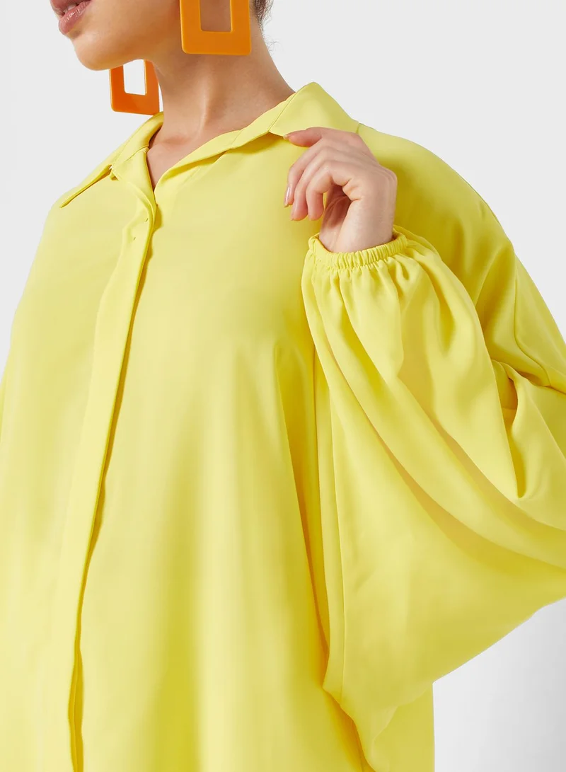 Nocturne Button Down Oversize Shirt