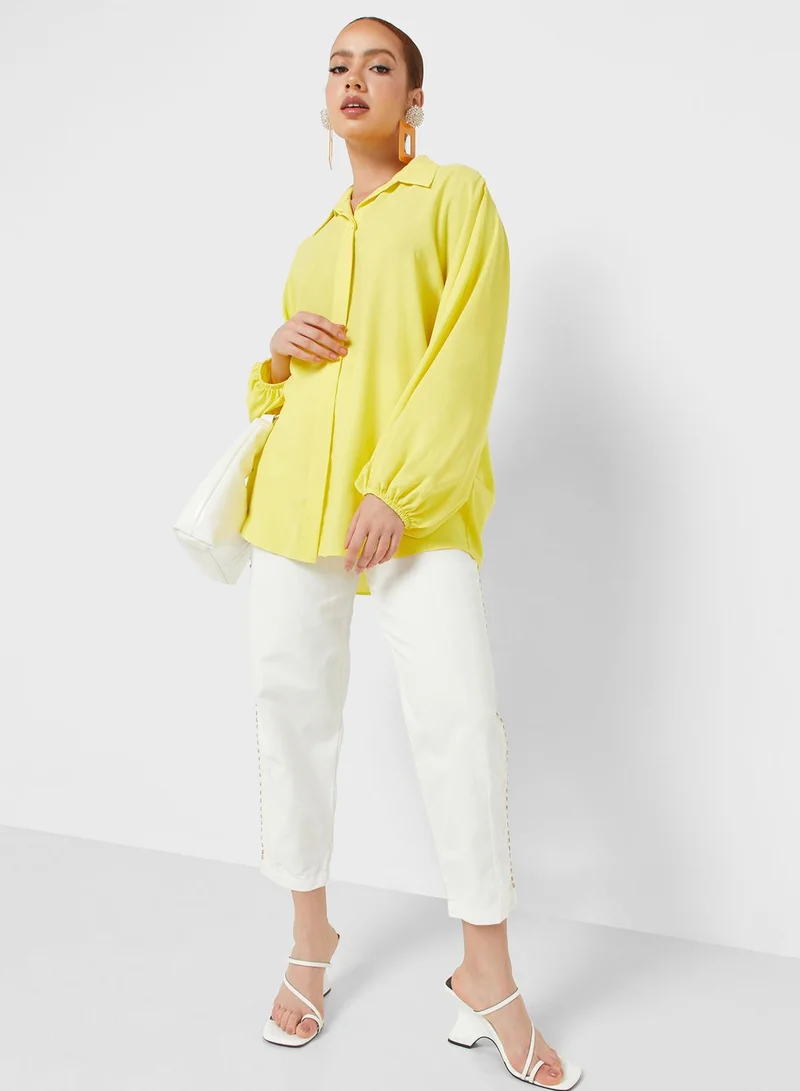 Nocturne Button Down Oversize Shirt
