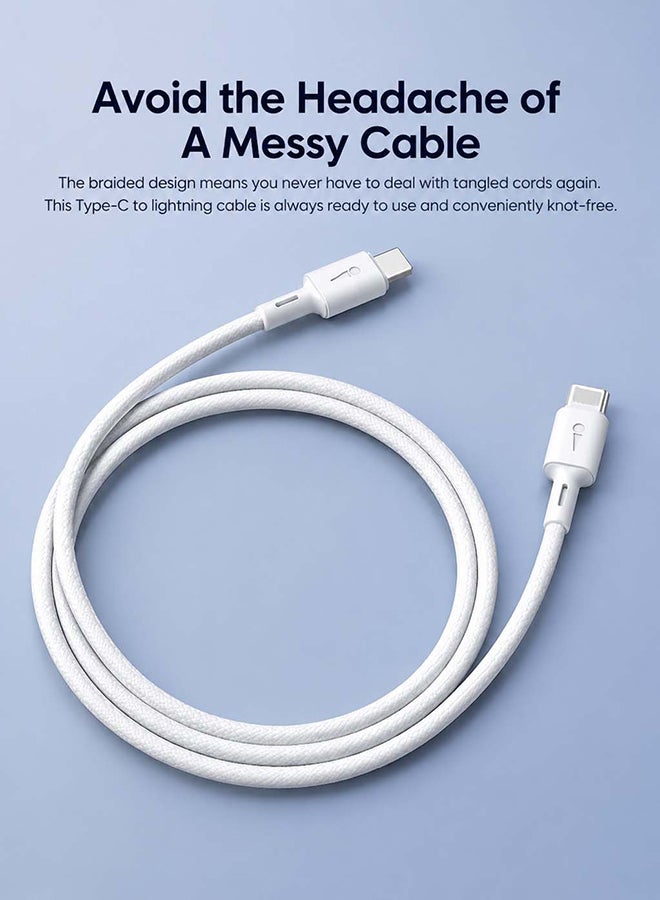 أورايمو كابل RobustLine 30W من نوع C إلى لايتنينغ | 3A، 1M - Image 2