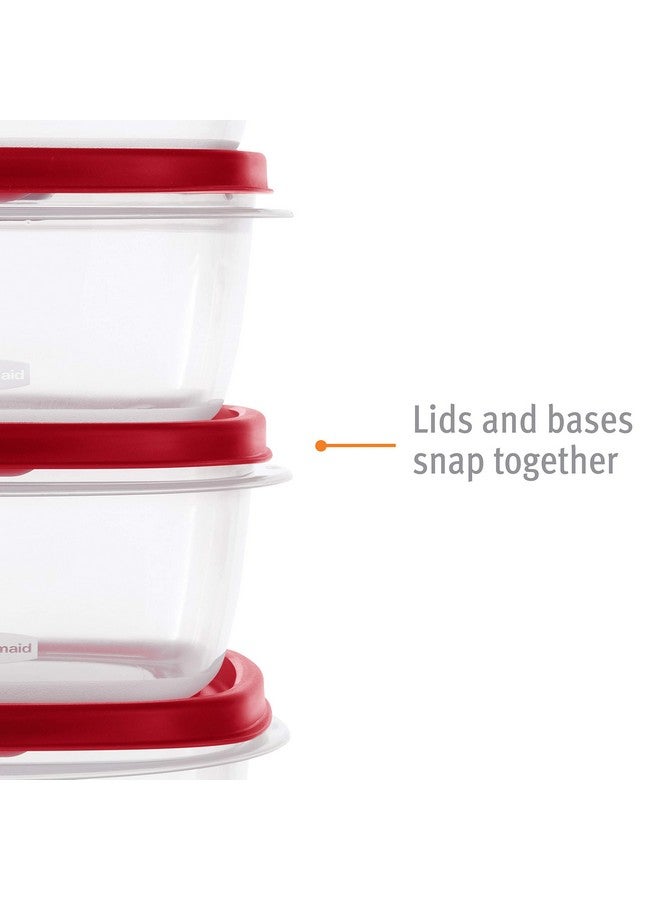 Rubbermaid حاويات تخزين الطعام من روبيرمايد 42 قطعة مع أغطية - Image 5