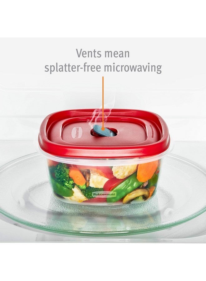 Rubbermaid حاويات تخزين الطعام من روبيرمايد 42 قطعة مع أغطية - Image 4