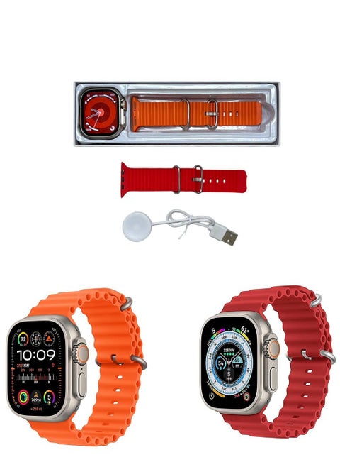 New 2025 T800 Ultra Smart Watch, Series 8, Elegant Design 1.99", Infinite Display, Fitness Tracker, Heart Rate, Oxygen Monitor, Calls, Wireless Charging, Works With IOS, android for men, women
