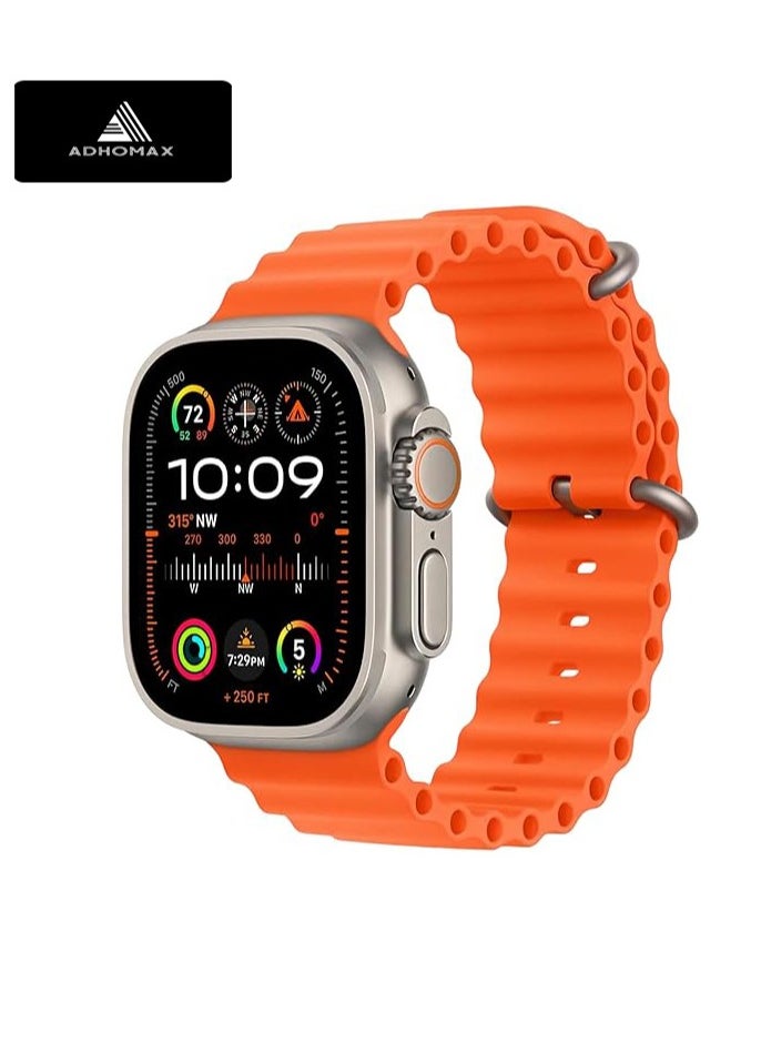 adhomax - New 2025 T800 Ultra Smart Watch, Series 8, Elegant Design 1.99", Infinite Display, Fitness Tracker, Heart Rate, Oxygen Monitor, Calls, Wireless Charging, Works With IOS, android for men, women - Image 1