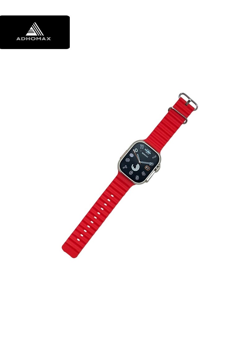 adhomax - New 2025 T800 Ultra Smart Watch, Series 8, Elegant Design 1.99", Infinite Display, Fitness Tracker, Heart Rate, Oxygen Monitor, Calls, Wireless Charging, Works With IOS, android for men, women - Image 1