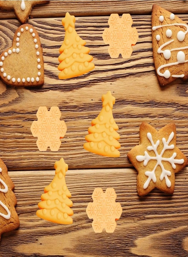 Arvintas 2 PACK Christmas Chocolate Candy Silicone Mold, Snowflake Silicone Mould Snowflake DIY Cookies Candy Gummy Chocolate Mold Ice Cream Tray for Christmas Party - Image 3