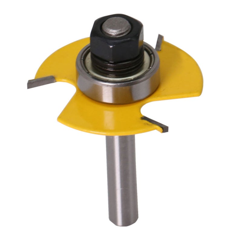 Adjustable Router 8mm Shank Industrial Grade Alloy Material Slot Cutter - Easy Adjustment 6 Different Size 3-Wing Grooving Tool for Professional Woodworkers and Hobbyists - Image 5