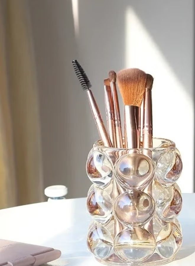 حامل فرش مكياج بني،على شكل فقاعات - متعدد الاستخدام - Image 2