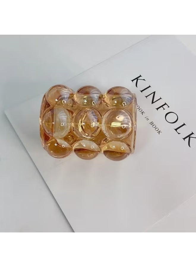 حامل فرش مكياج بني،على شكل فقاعات - متعدد الاستخدام - Image 3