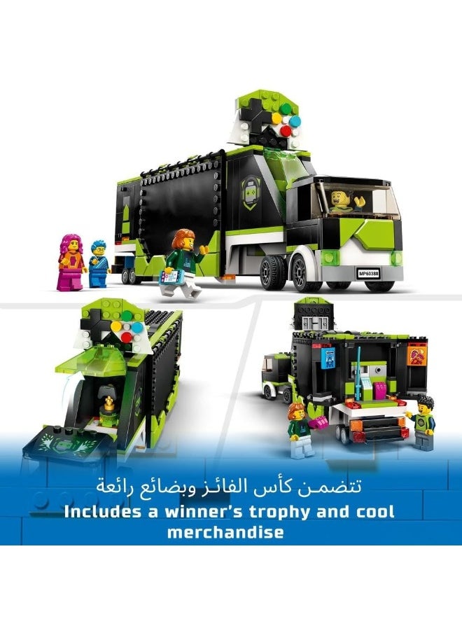 LEGO LEGO® City Gaming Tournament Truck 60388 Building Toy Set (344 Pieces)  - Image 4