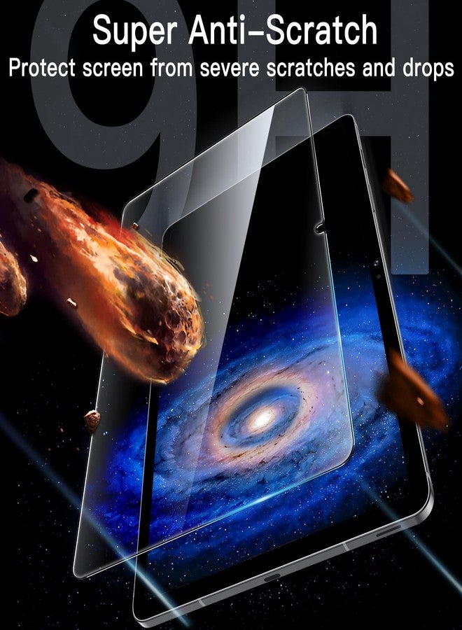 جي تيك واقي شاشة JETech لجهاز سامسونج جالاكسي تاب S10 FE Plus/S10 FE+ 2025 (13.1 بوصة)، مع إطار سهل التركيب، طبقة زجاجية مقسّى 9H، شفاف عالي الوضوح، عبوة من قطعتين - Image 4