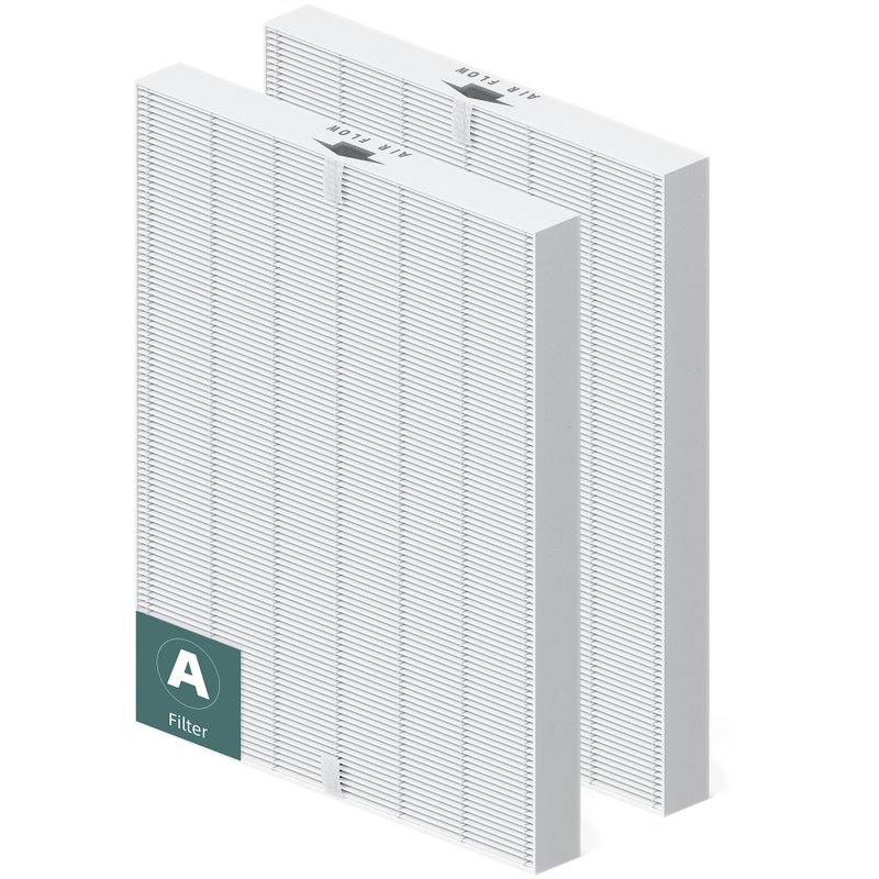 PETOX 2 Pack 115115 HEPA Replacement Filter A for Winix PlasmaWave Air Purifier C535 5300 53002 5500 55002 6300 63002 P300 AM90 9000 5000 5000B C909 9800 H13 True HEPA Size 21 Filter
