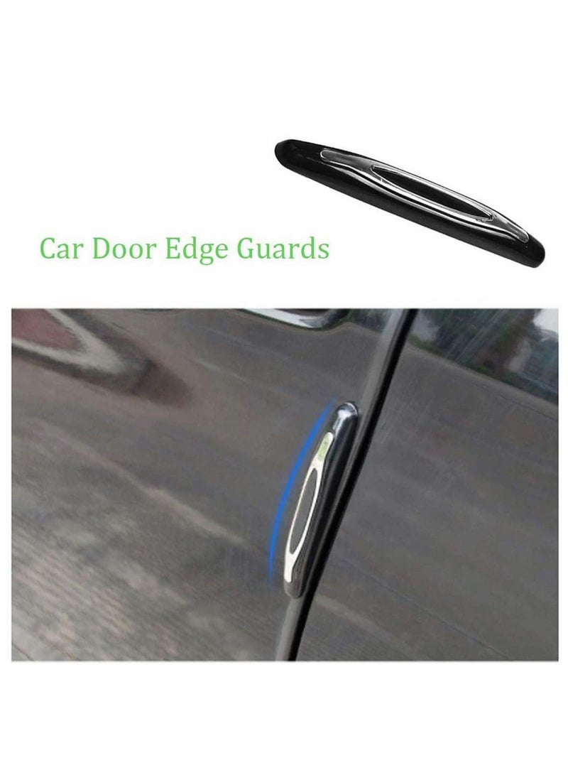 Excefore Car Door Edge Guards Defender Auto Door Ding Scratch Protector Truck Rubber Trim Guard Sticker Exterior Car Accessories for Most Car (Black,4 Pieces) - Image 4