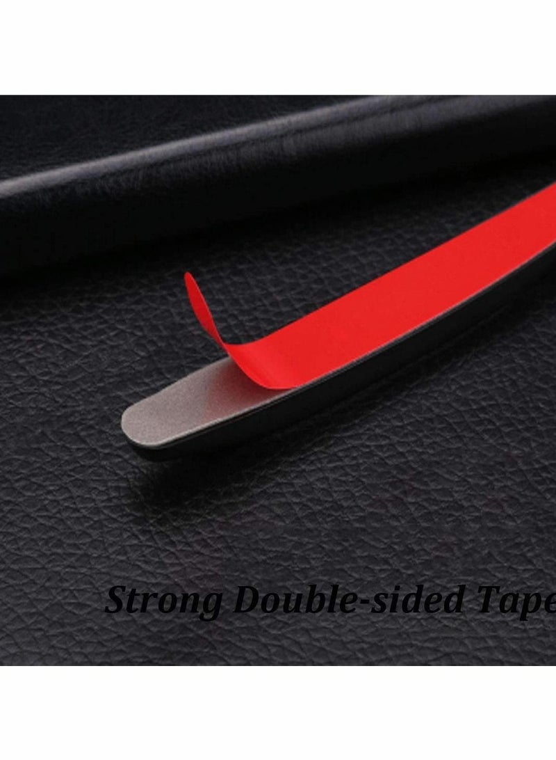Excefore Car Door Edge Guards Defender Auto Door Ding Scratch Protector Truck Rubber Trim Guard Sticker Exterior Car Accessories for Most Car (Black,4 Pieces) - Image 5