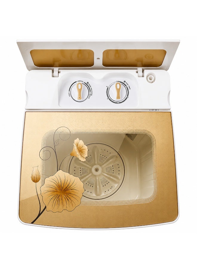 كاسل غسالة أطفال كاسيل 4 كيلو باب زجاج أبيض × ذهبي – CWM1450G - Image 4