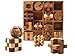 BSIRI 16 in 1 Wooden Brain Teaser Puzzles for Adults and Teens or Kids Interlocking 3D Mini Wood Mind Games Hand Puzzle Teasers Set Toys Coffee Table Games Gift - Image 4