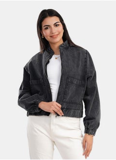 Clue Bomber Denim Jacket  - Image 1