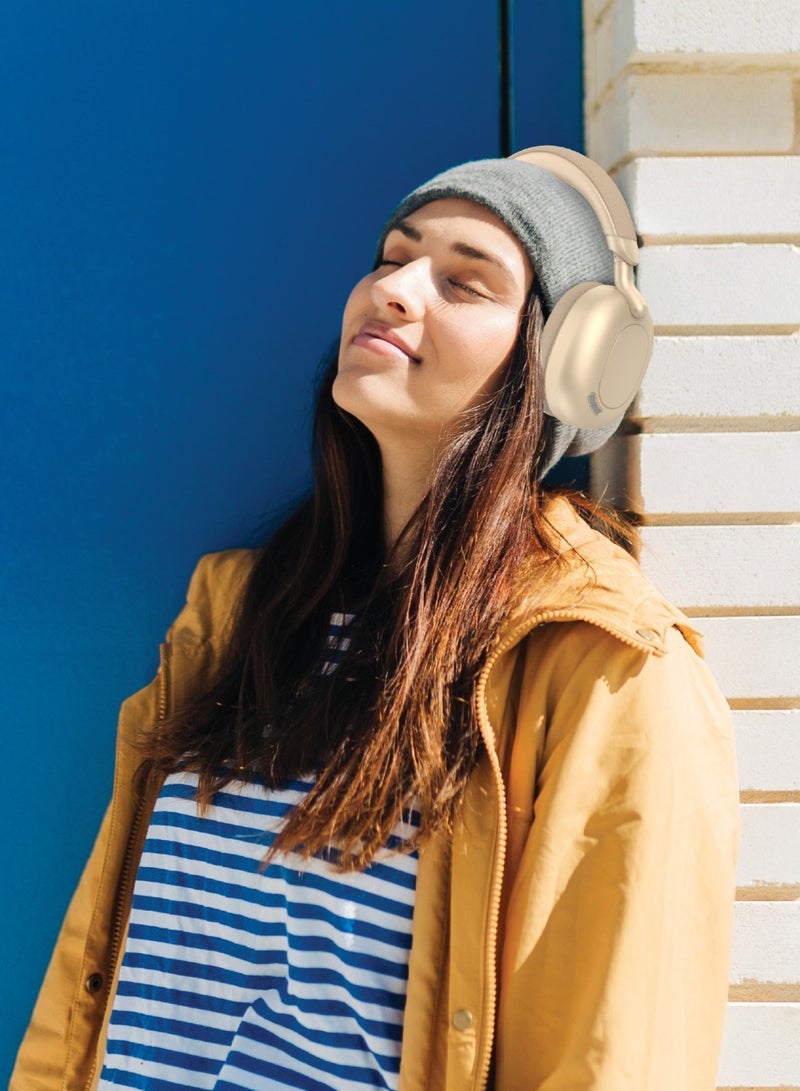 GREEN LION Sunstone Wireless Headphone / AUX Support / Microphone /Bluetooth V5.3 / 10m Range / 36 hours Playing Time/ Music / Calls / Comfortable Headphone - Desert Titanium - Image 2