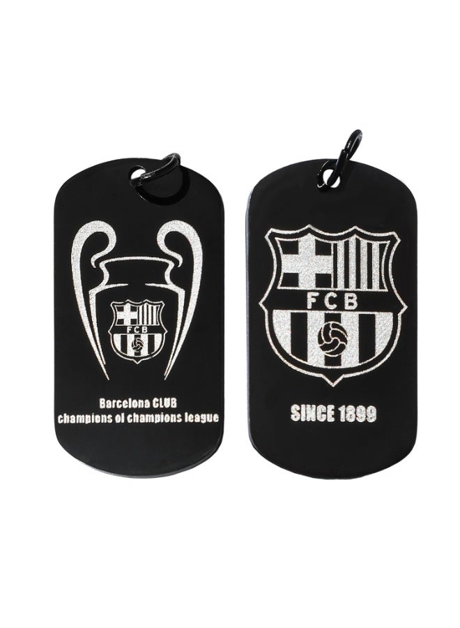 KeyAmor lux Barcelona keychain for Barcelona team fan, comes in fancy gift box which makes it a perfect choice for a special gift  - Image 1