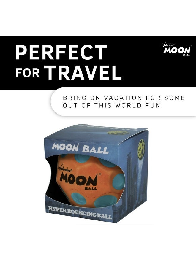 Waboba Moon Ball - Super High Bouncing Ball - Neon Coloured Indoor and Outdoor Ball Ages - Make Pop Sounds - Easy to Grip, Orange - (65 mm - Image 4
