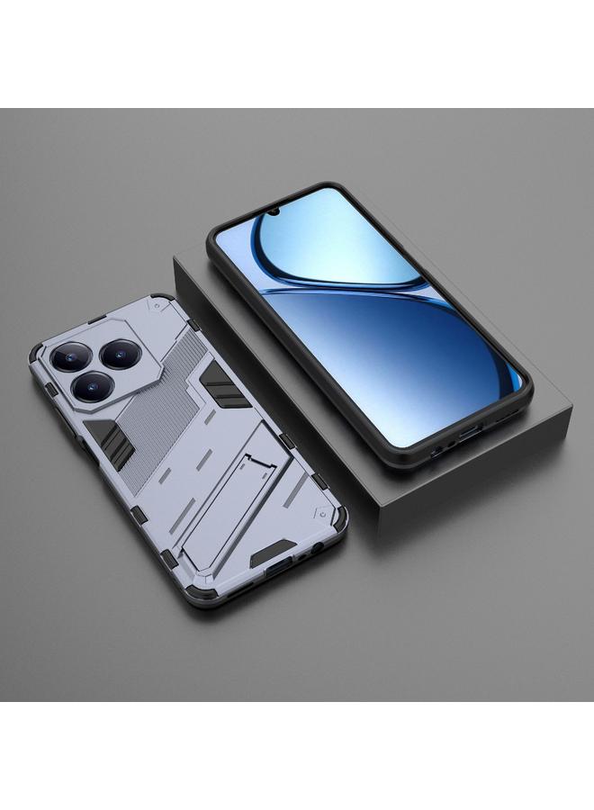 اس-توب جراب لهاتف Realme C63 4G Global Punk Armor 2 في 1 PC + جراب هاتف TPU مع حامل - Image 2