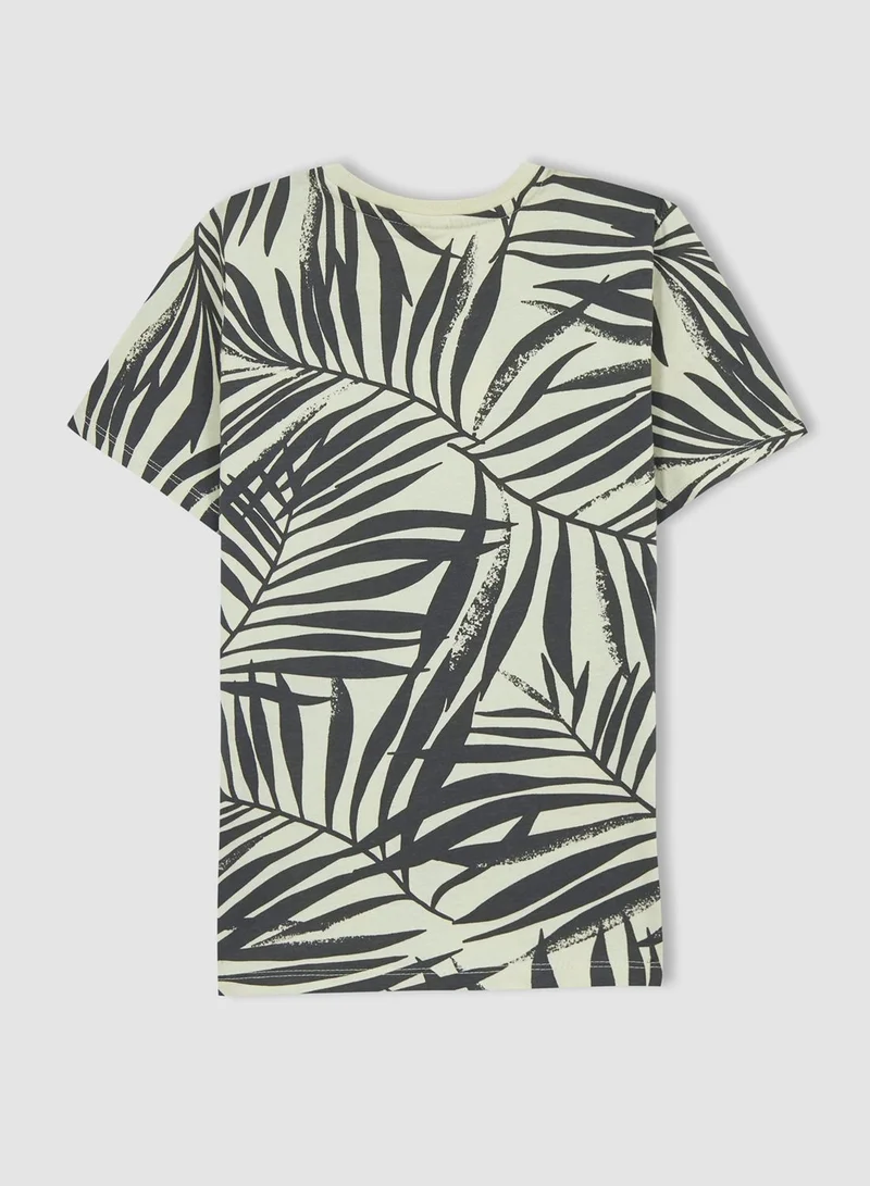 DeFacto Kids Leaf Print T-Shirt